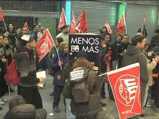 REFORMAT NE SPANJE VENDI PARALIZOHET NGA GREVE E PERGJITHSHME 24 ORESHE LAJM