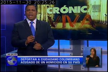 Descargar video: Crónica Viva – Deportan a ciudadano colombiano acusado de homicidio en su País