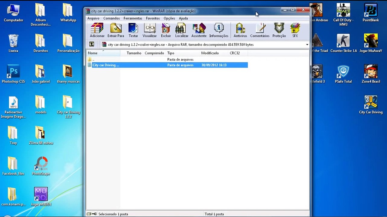 Como baixar,Instalar e Crackear City Car Driving 1.2.2