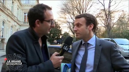 Emmanuel Macron récite un poème coquin dans Le Grand Journal
