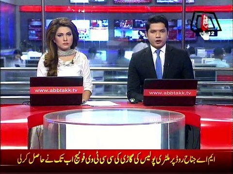 Karachi: Exclusive Footage of Karachi Firing on Military Police vehicle.
