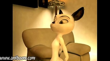 Cat cleans house - Funny Animation by Chris Sokalofsky