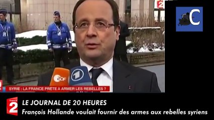 Quand François hollande voulait fournir des armes aux "rebelles" syriens.