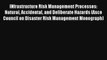 Download INfrastructure Risk Management Processes: Natural Accidental and Deliberate Hazards