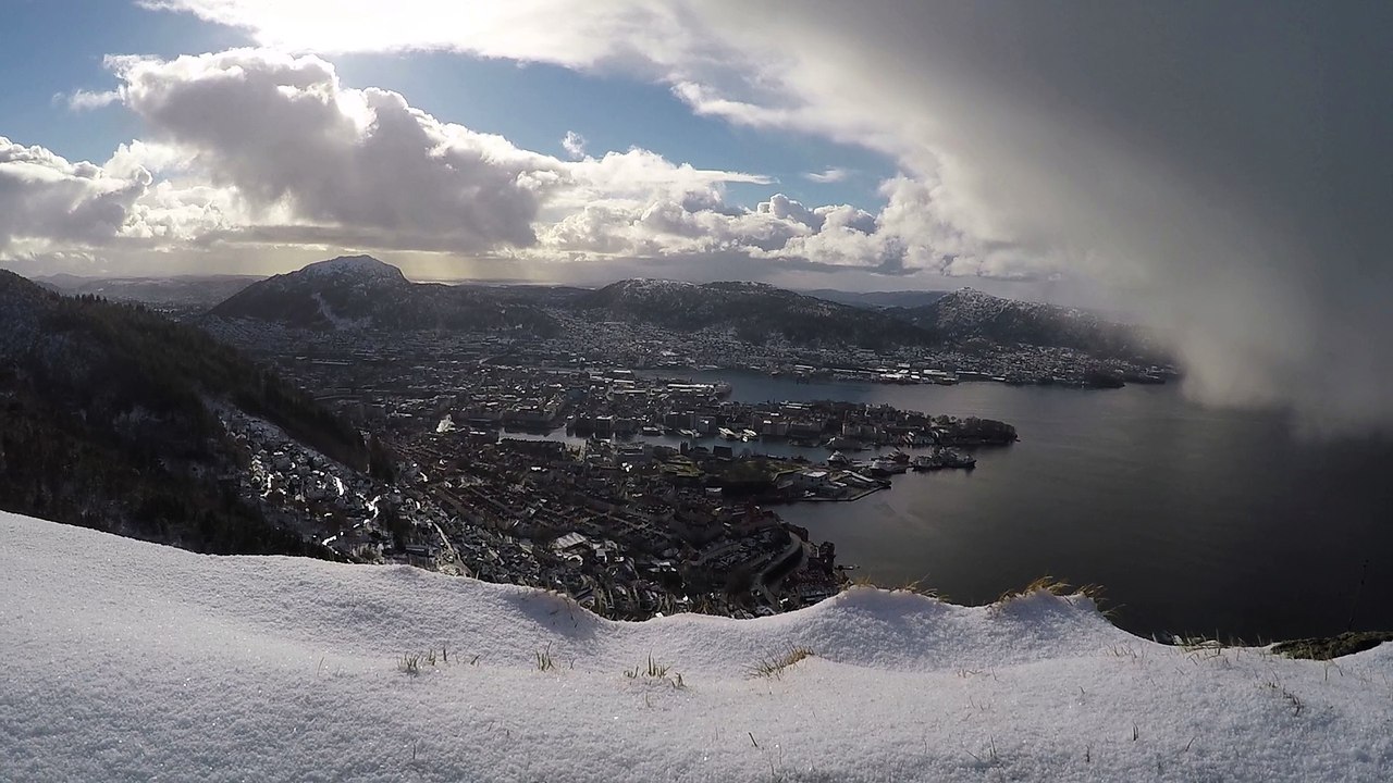 Bergen - snow cloud