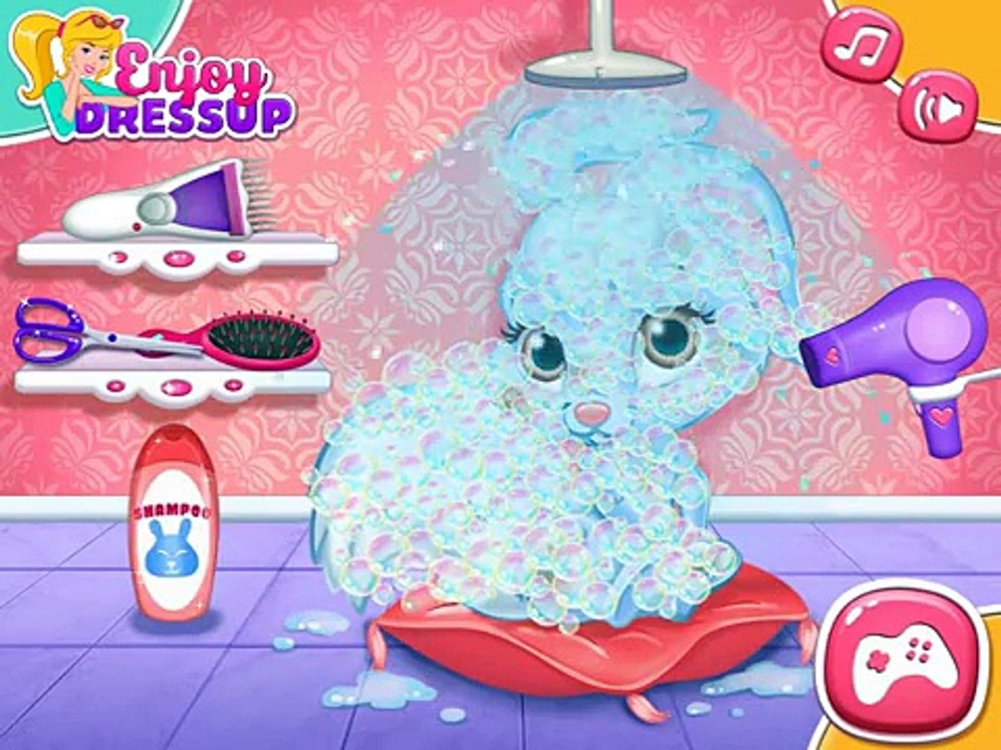 ⁣Disney Princess Palace Pets Playdate Video Walkthrough