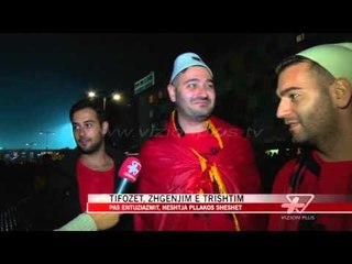Tifozët shqiptarë, zhgënjim e trishtim - News, Lajme - Vizion Plus