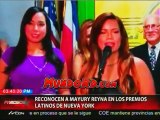 Las palabras de Mayury Reyna sobre el reciente reconocimiento junto a pelotero