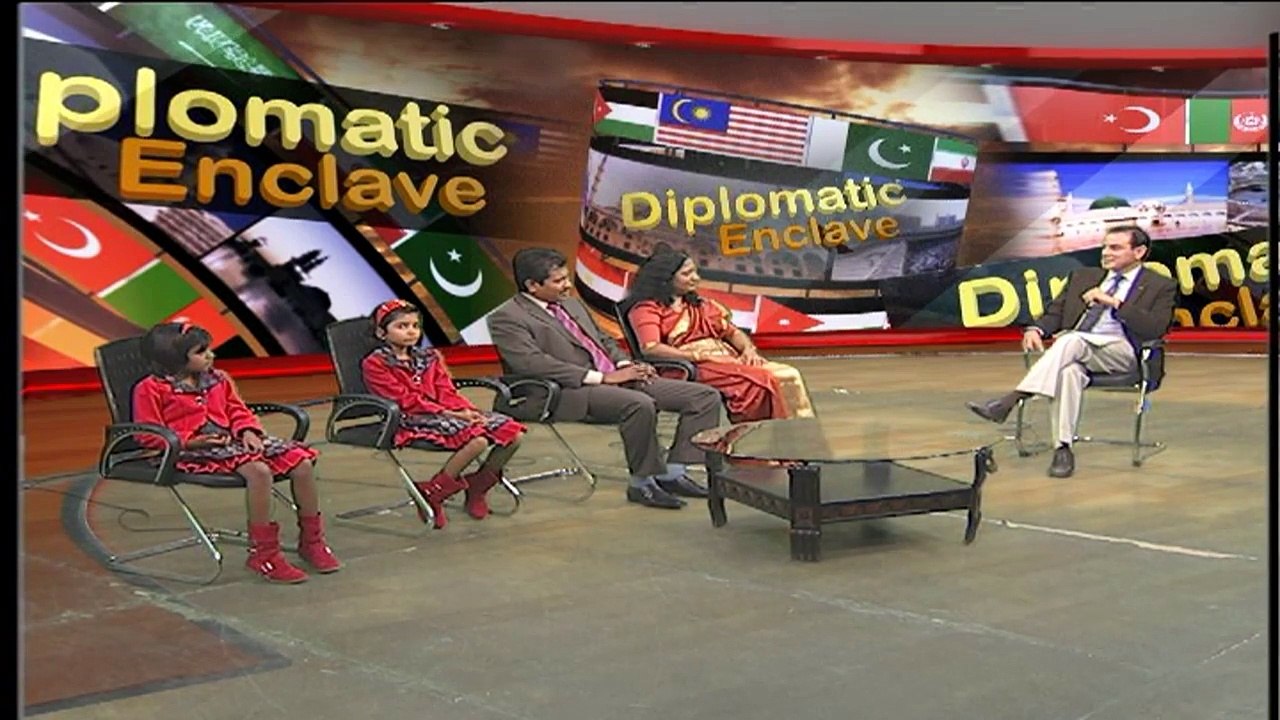 "Diplomatic Enclave with Omar Khalid Butt" with the Sri Lankan envoy as guest