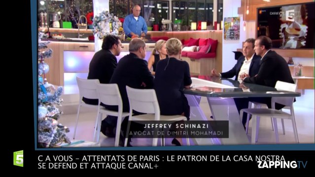 C à Vous - Attentats de Paris : Le patron de la Casa Nostra se défend et accuse Le Petit Journal