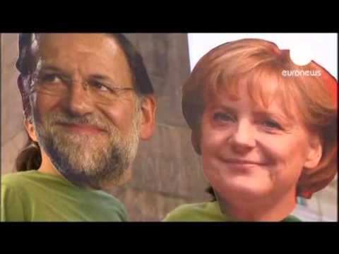 LIDERET E EUROZONES MERKEL MONTI HOLLANDE DHE RAHOY TAKIM NE ROME PER KRIZEN LAJM