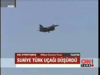 AVIONI TURK SIRIA E KA QELLUAR AVIONIN TURK JASHTE HAPESIRES SE SAJ LAJM