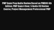 Read PMP Exam Prep Audio Review Based on PMBOK 4th Edition PMP Exam 4 Hour 5 Audio CD Review