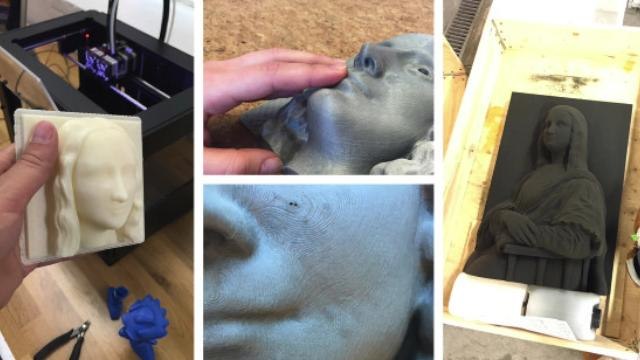 Famous art reprinted so visually impaired people can feel it