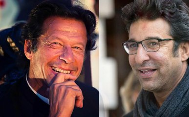 Wasim Akram's message asking people to vote for Imran Khan