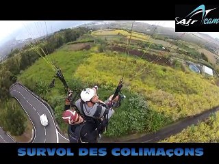 VOL PARAPENTE AU DESSUS DE SAINT LEU EN PARAPENTE