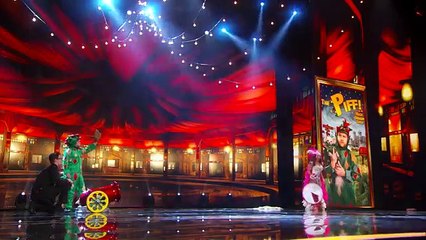 Piff the Magic Dragon- Piff Pulls off Some Humorous Magic - America&#39;s Got Talent 2015