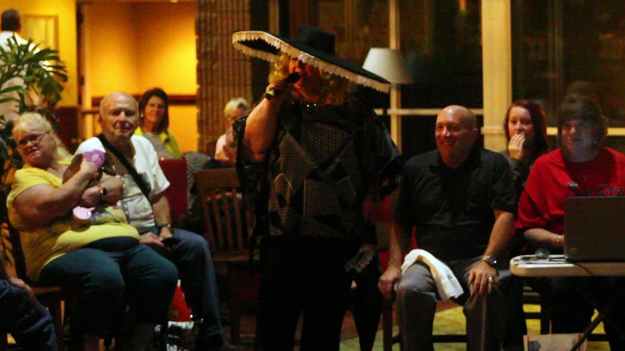 Jan sings 'Frankie and Johnny' to Eddie Phelps Sheffield Remembers 2015