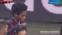 1-0 Luiz Adriano Goal - AC Milan v. Crotone - Coppa Italia 01.12.2015 HD