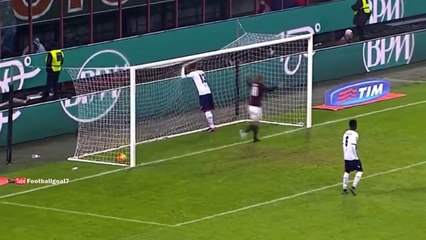 Luiz Adriano Goal - AC Milan vs Crotone 1-0 (Serie A 2015)
