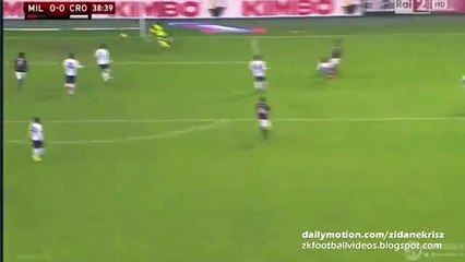 Suso Fantastic Chance - AC Milan v. Crotone - Coppa Italia 01.12.2015 HD