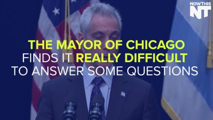Rahm Emanuel Has A Tough Time Answering Some Questions