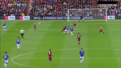 Middlesbrough 0-2 Everton (Capital One Cup)