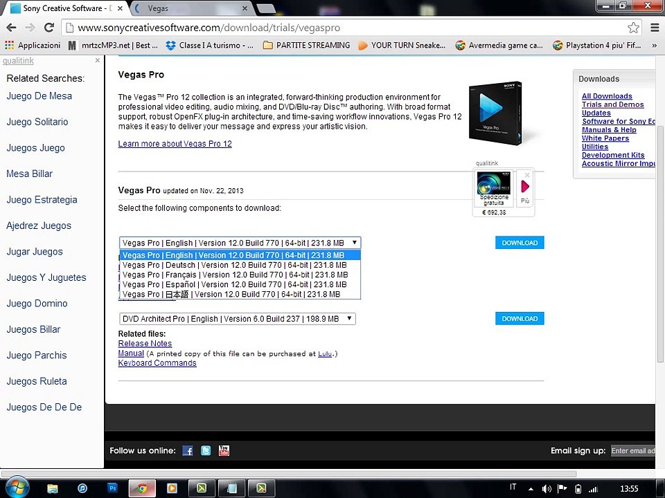 TUTORIAL | Sony Vegas Pro 13 Crack ITA 64-bit | Windows7/8/8.1