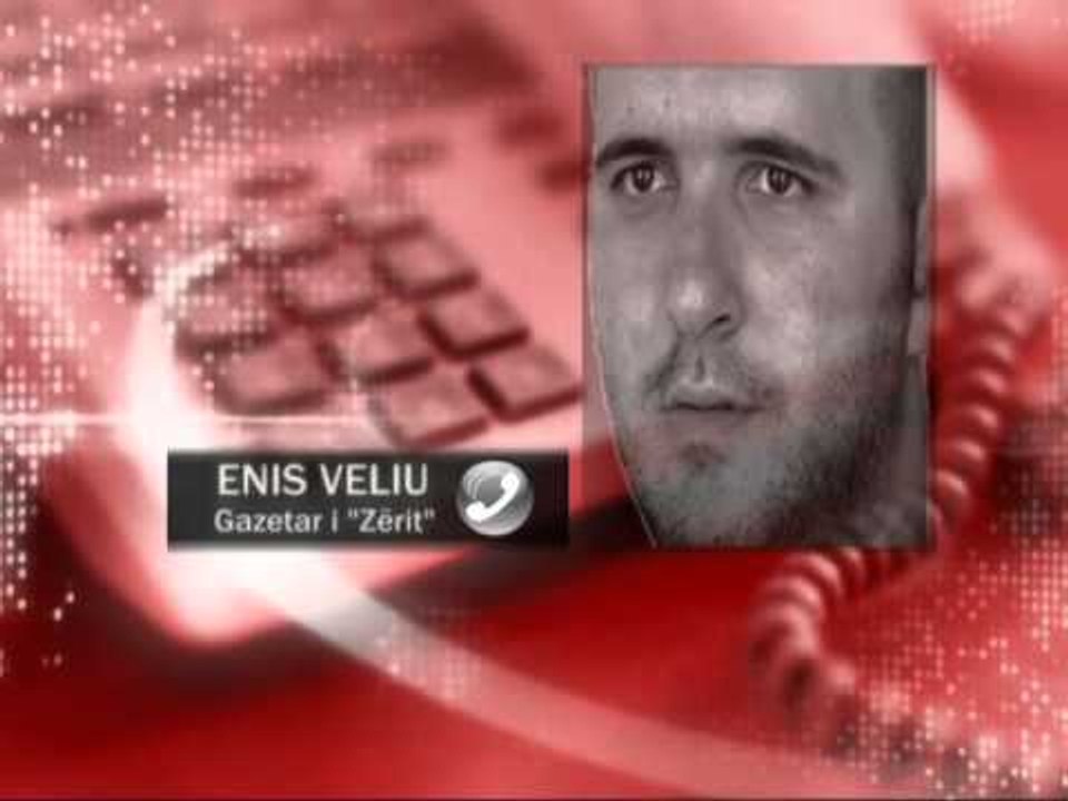 PADIA NDAJ GAZETARIT  ENIS VELIU MBRON SHKRIMIN NDAJ SHKELZEN BERISHES LAJM