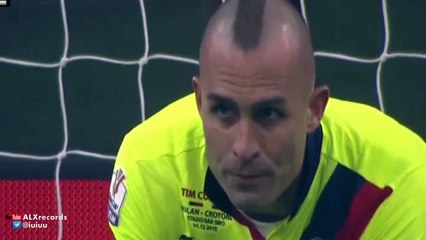 Giacomo Bonaventua Fantastic Free Kick Goal AC Milan vs Crotone 2-1 2015