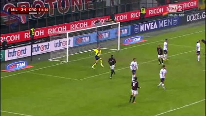 Bonaventura Goal - AC Milan 2-1 Crotone - 01-12-2015 Coppa Italia