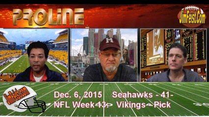 Seahawks/Vikings NFL Football Preview + Faree Pick, Dec. 6, 2015