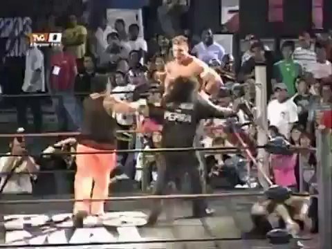 03 El Hijo de LA Par-K, El Hijo del Santo & Marco Corleone vs. Damian 666, Halloween & Perro Aguayo Jr