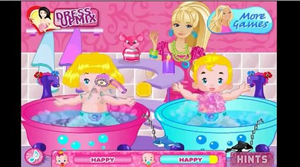 baby Barbie 3D Twins Babysitter Game Dora