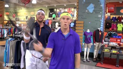 Kayaking Down an Escalator