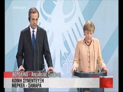 SAMARAS TAKOHET ME MERKEL KERKON KOHE PER REFORMAT, MERKEL PRET RAPORTIN E TROJKES LAJM