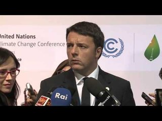 Parigi - Renzi a COP21, punto stampa (30.11.15)
