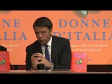 Roma - Renzi interviene alla presentazione del libro di Bruno Vespa 