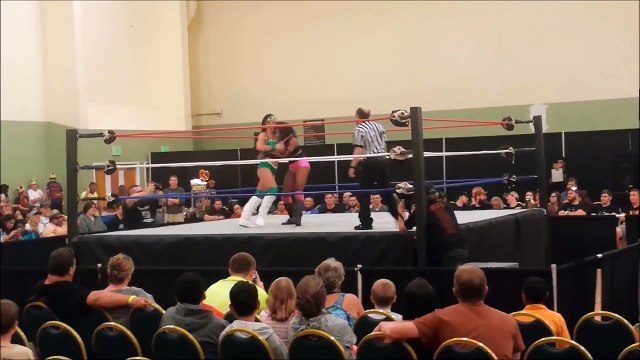 SANTANA GARRETT(C) VS SHANIAH NWA WOMENS CHAMPIONSHIP MATCH 9-11-2015