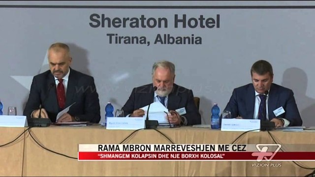 Rama mbron marrëveshjen me CEZ - News, Lajme - Vizion Plus