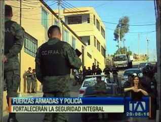 Download Video: Fuerzas Armadas y Policía coordinarán la seguridad integral