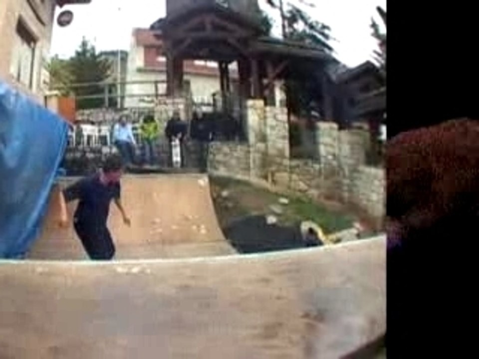 skateboard the bar