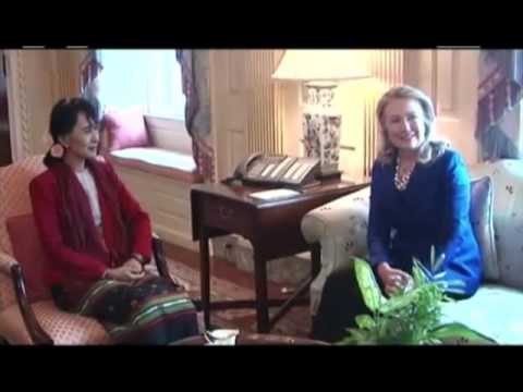 TAKIM NE WASHINGTON AUNG SAN SUU KYI TAKOHET ME SEKRETAREN CLINTON LAJM