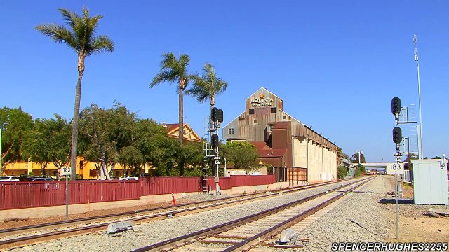 HIGH SPEED Amtrak & Metrolink Trains @ Sand Canyon Ave (June 5th, 2013)