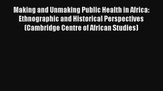 Read Making and Unmaking Public Health in Africa: Ethnographic and Historical Perspectives