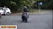 Crazy boy does motorcycle stunts NEW