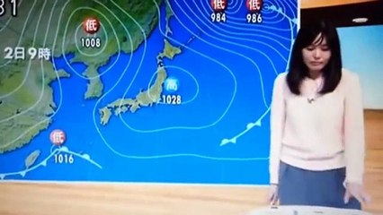 NHKお天気お姉さん 突然泣く ハプニング NHK山形 本番中突然泣き出した