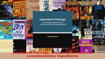 Read  Ingredient Pairings a cooking reference of complementary ingredients Ebook Online