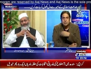 Aaj Rana Mubashir Kay Sath - 27th November 2015