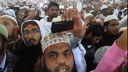 Sarkar ﷺ k rozay pe Muhabbat mein sunniyon k Hajum